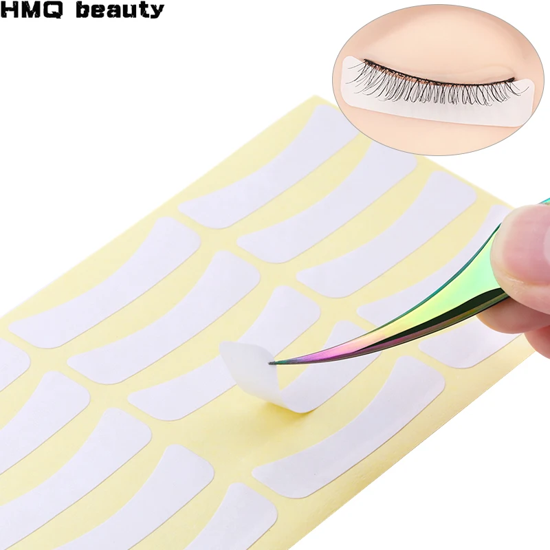 100pairs Wholesale Paper Patches Eyelash Under Eye Pads Lash Eyelash Extension Paper Patches Eye Tips Sticker Wraps