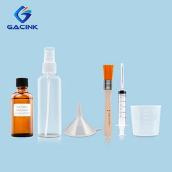 Sublimation Coating Activator Tool Measuring Cup Syringe Brush Spray Bottle For DIY T-shirt Cotton Clothe Glass Cup Mug