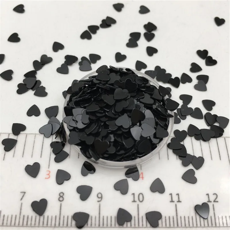 30g/Lot Black Series Loose Sequins Glitter Paillettes For DIY Nail Craft,Craft Making, Wedding Decoration confetti Wholesale