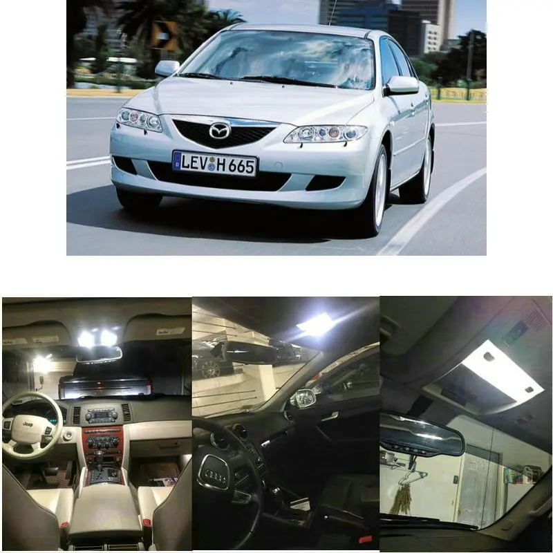 LED interior lighting complete set For Mazda 6 GG sedan 6 GH GJ GY station wagon