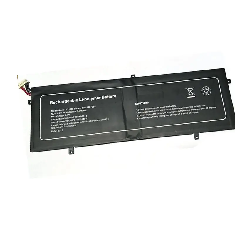 4600mAh Original Laptop  Li-ion Battery 3282122-2S P313R P313 for Trekstor Surfbook A13B JUMPER Ezbook 3 Pro V3 V4 Laptop Pc