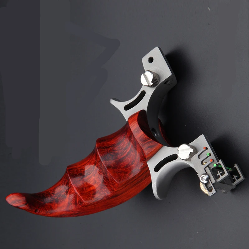 

Popular Powerful Slingshot Camouflage Bow Catapult Outdoor Hunting Catapult Tool Stingles Stainless Steel Wood Slingshot