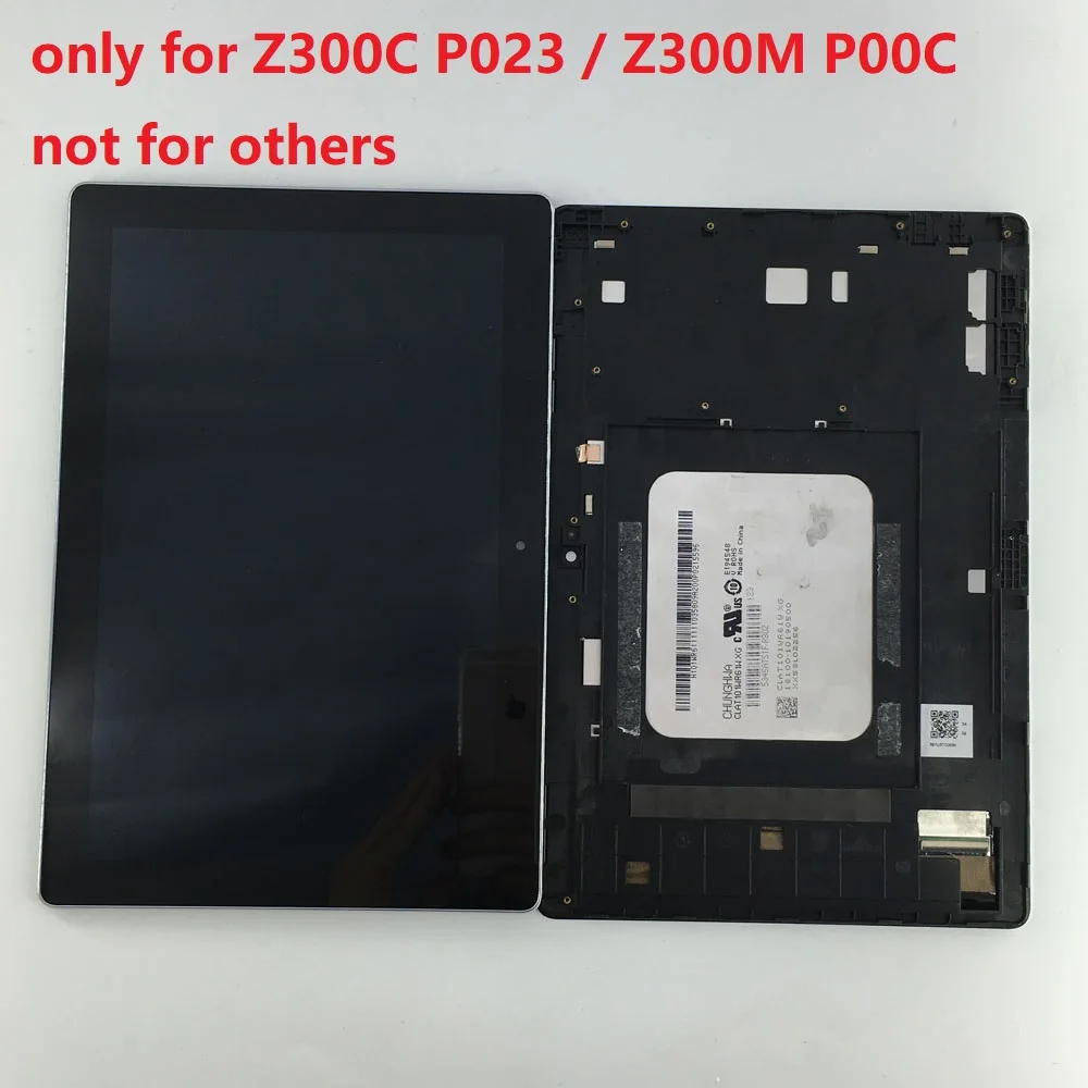 

used parts 10.1" LCD Display Monitor Touch Screen Digitizer Assembly with frame For Asus ZenPad 10 Z300M P00C Z300C P023