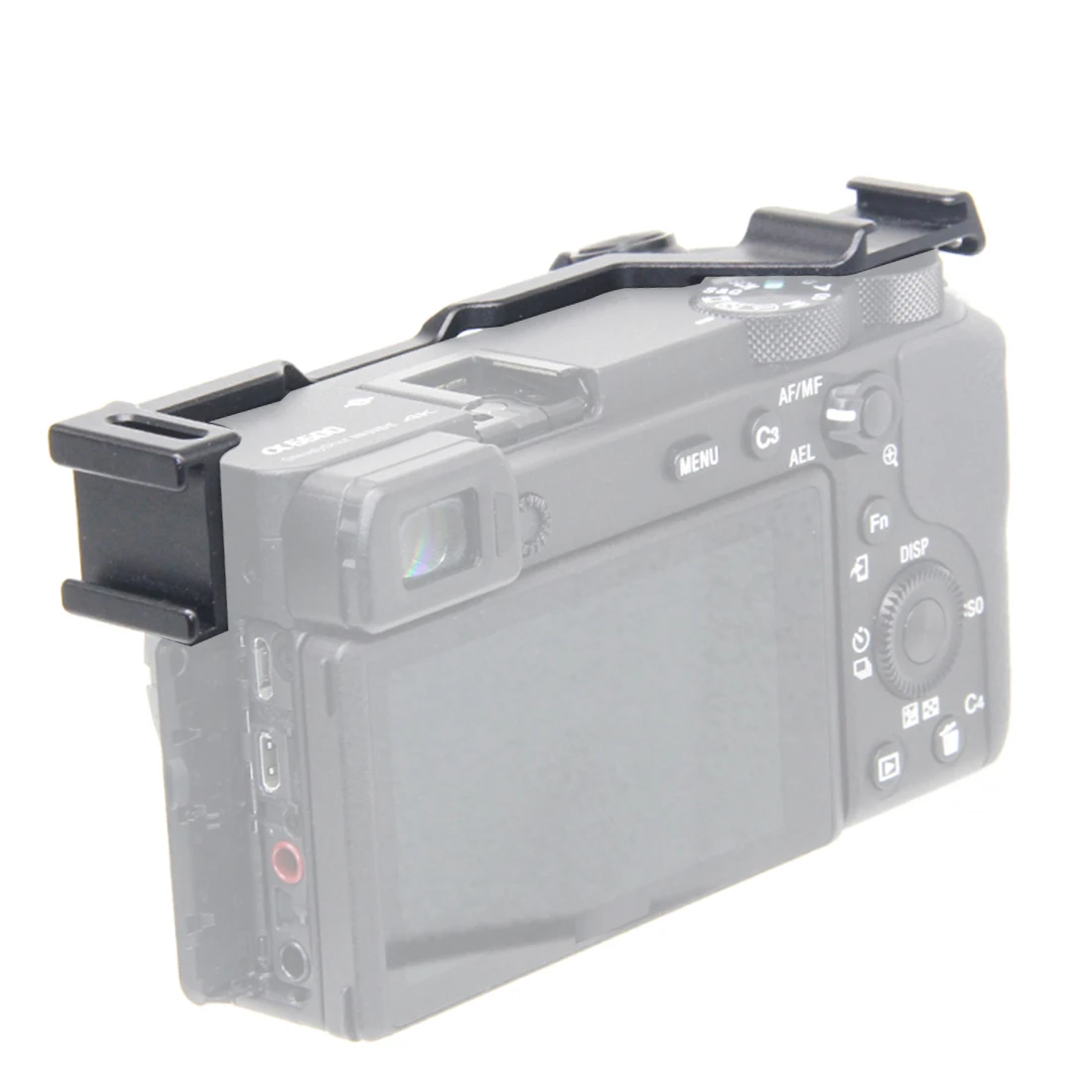 Supporto per trasferimento di scarpe fredde per Sony A6300 A6400 A6500 microfono Flash Light estensione di registrazione rapida adattatore per scarpa fredda