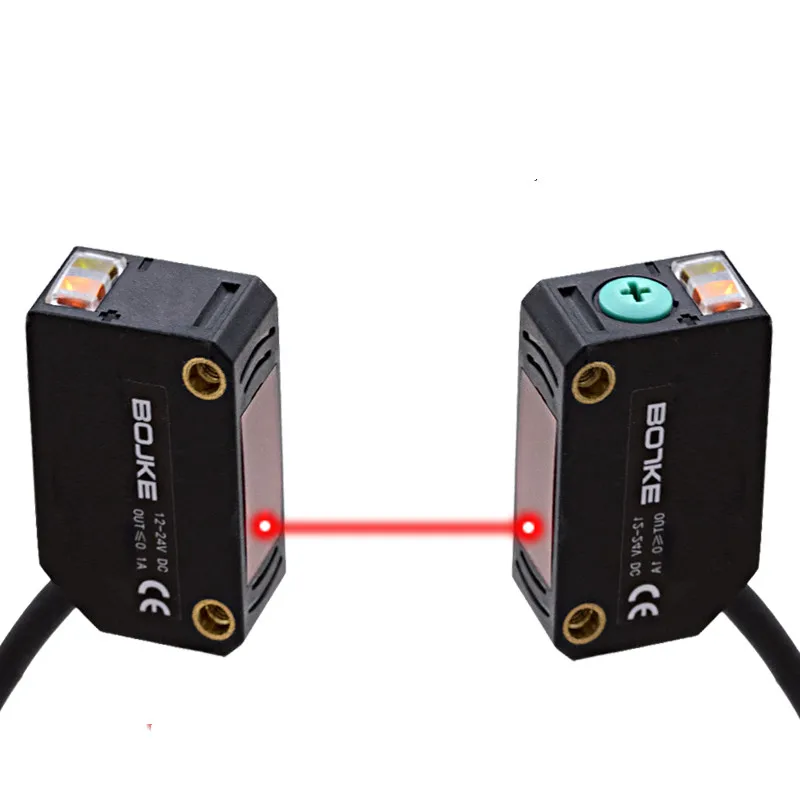 BG-35N square laser photoelectric switch diffuse reflection small spot laser red light sensor sensor