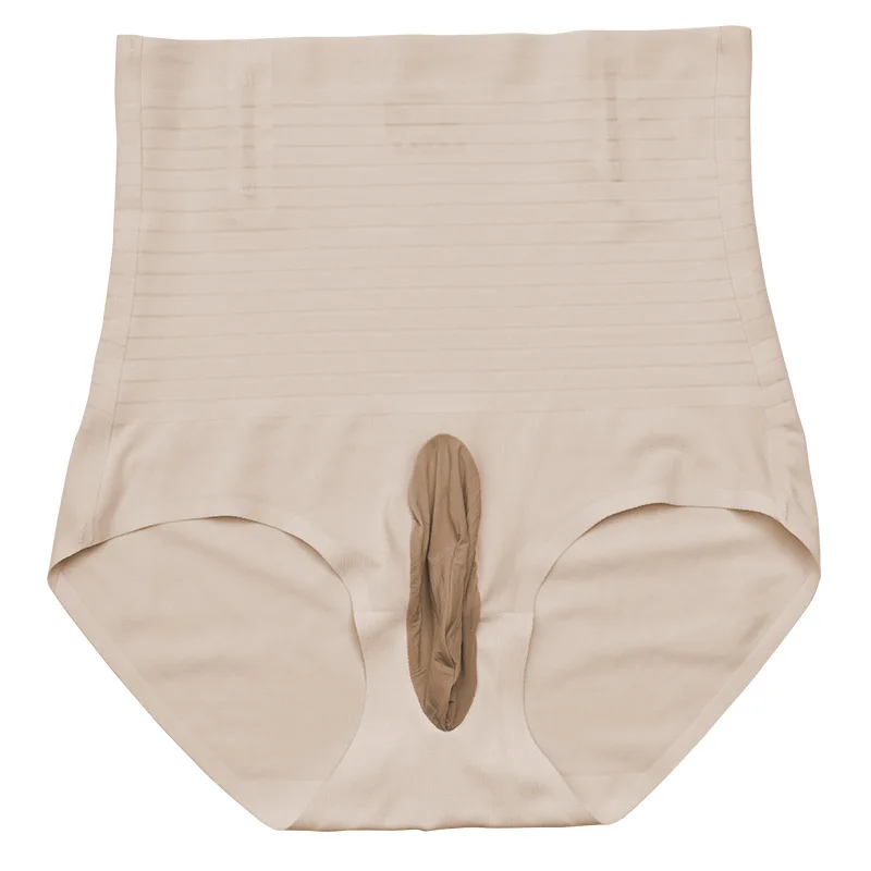 new sexy Men's Abdomen Panties Wrapped Penis Pouch High Waist  Summer Thin Style mens underwear Men's boxer