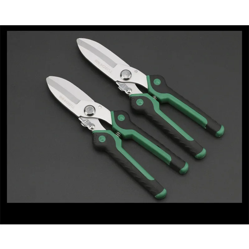 Metal Sheet Cutting Scissor Serrated Multi-purpose Industrial Scissors Tin Snips Aluminum Steel Cutter Shears Hand Tools