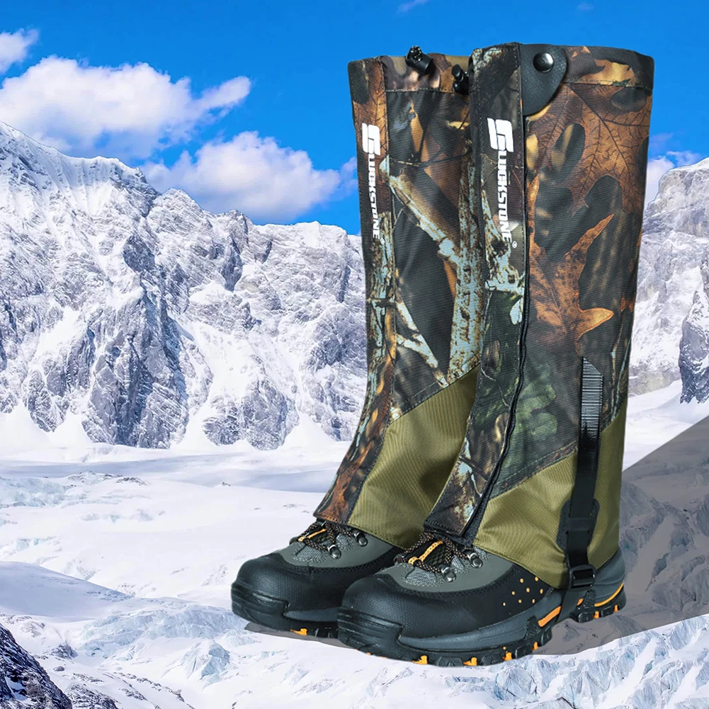 Camping Hiking Snow Legs Protection Camouflage Foot Cover Ski Boot Travel Shoe Scratch-Proof Insect Bite Leggings Gaiters