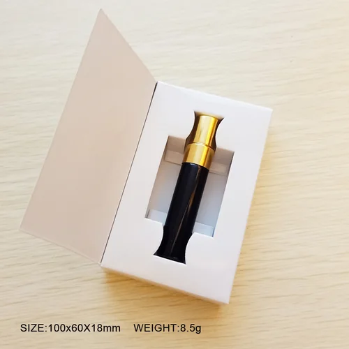 Imagen 2 del producto 100 botellas de perfume de vidrio de 5 ml con atomizadores, cajas de embalaje con logotipo personalizable, juego de botellas de perfume a granel