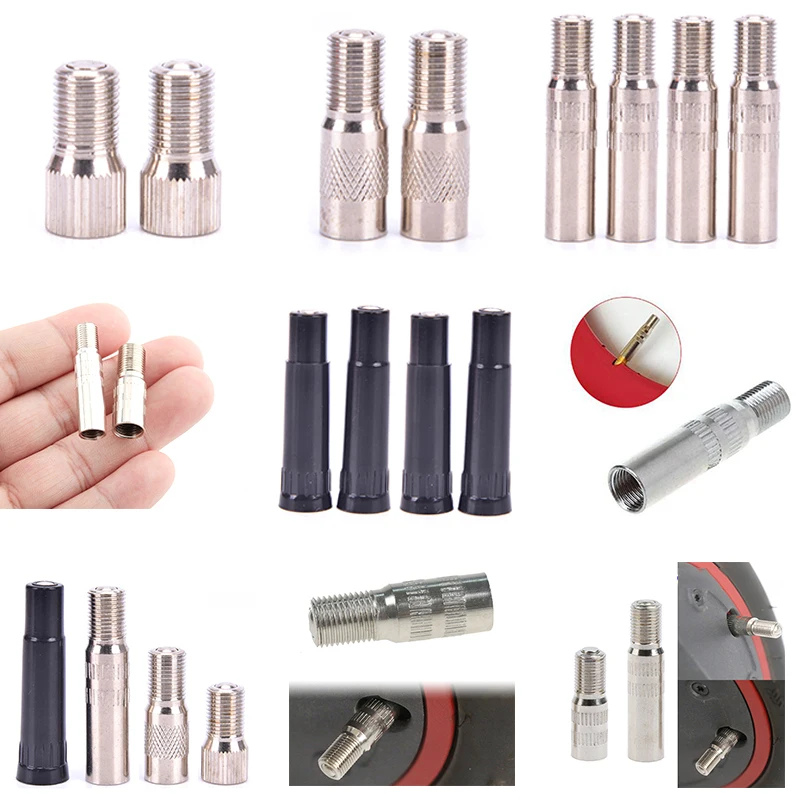 Tire Valve Extension Valve Inflatable Air Nozzle Replacement Wheel Tire Cap Extender Adapter for Xiaomi M365 / Pro Accessories