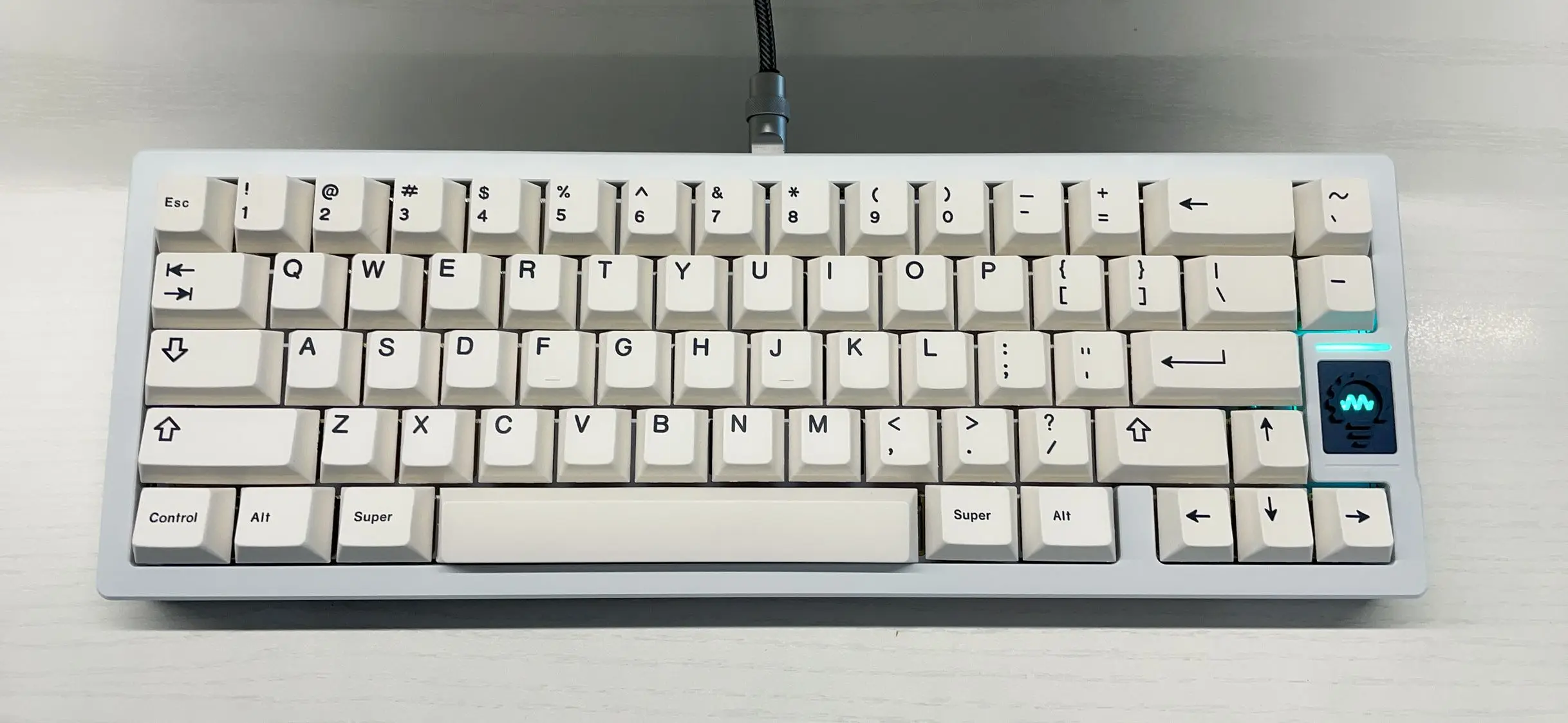 Geekark arco r2 pbt simples branco keycaps novo molde sublimação keycap cherry perfil teclado mecânico