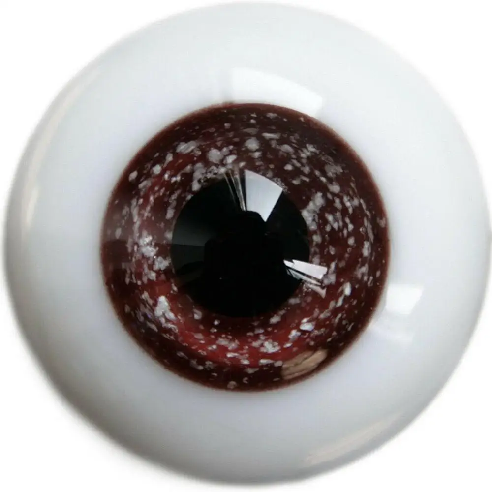 [Wamami] 6mm 8mm 10mm 12mm 14mm 16mm 18mm 20mm 22mm 24mm ojos de cristal marrón globo ocular muñeca BJD Dollfie Reborn hacer artesanías