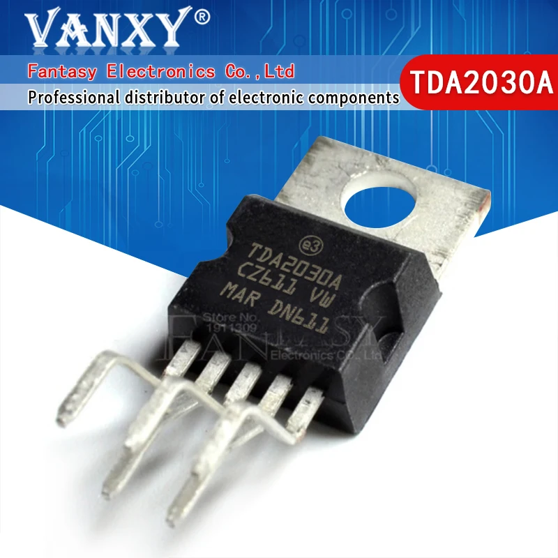 10pcs TDA2030 TO220-5 TDA2030A TO-220 linear audio amplifier short-circuit and thermal protection IC