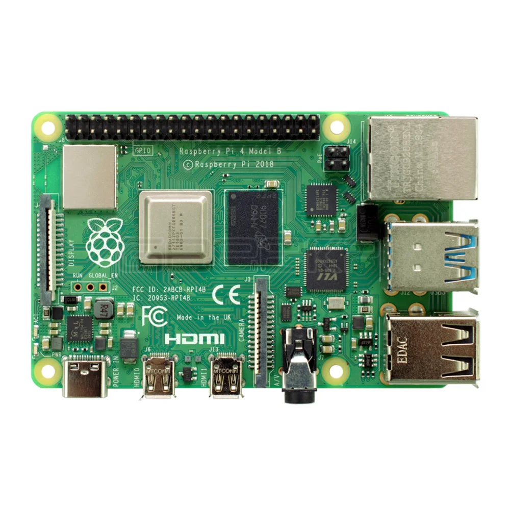 Raspberry Pi 4 4G Hợp Kim Nhôm Armor Thụ Động Làm Mát Vỏ Kim Loại Với 40 Pin Đầu Cho Raspberry Pi 4