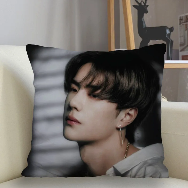Musife Custom YiBo Wang Pillowcase Home Decoration 45*45cm Zipper Square Pillowcase Throw Pillow Cover Drop Shipping
