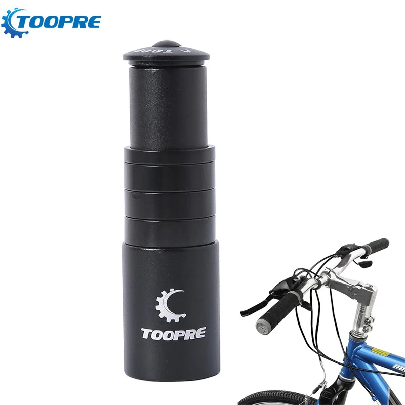 

13cm Aluminum Alloy Bicycle Front Fork Stem Extender Mountain Road Bike Handlebar Extension Tube Riser Cycling Parts For 28.6mm