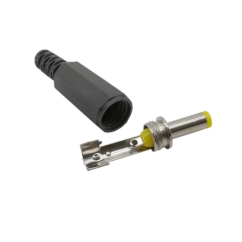 5 Stück Gleichstrom-Stecker adapter 4,0x1,7mm gerade Gleichstrom-Steckdose Löt anschluss DIY elektronische Reparatur 4.0*1,7mm