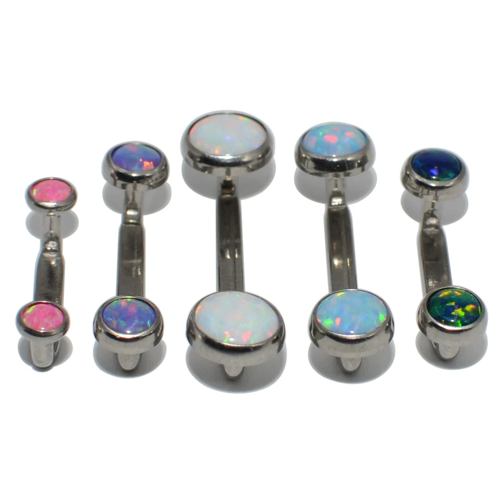 1piece G23 Titanium Internally Threaded  Surface Barbell Micro Dermal Anchor Fashion Body Piercing Jewelry 14G Silver Color