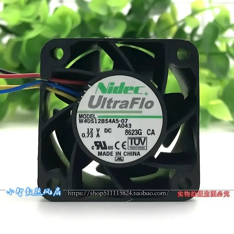 

Original 4028 12V 0.73A 4cm PWM violent high speed 1U server cooling fan W40S12BS4A5-07