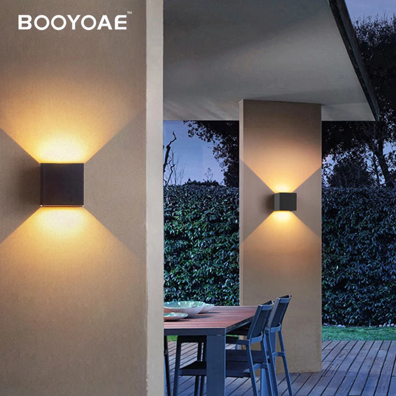 Outdoor Wall lamp Modern Porch corridor balcony Garden Front Porch Shape Exterior House Number Light Waterproof Wall Lighting