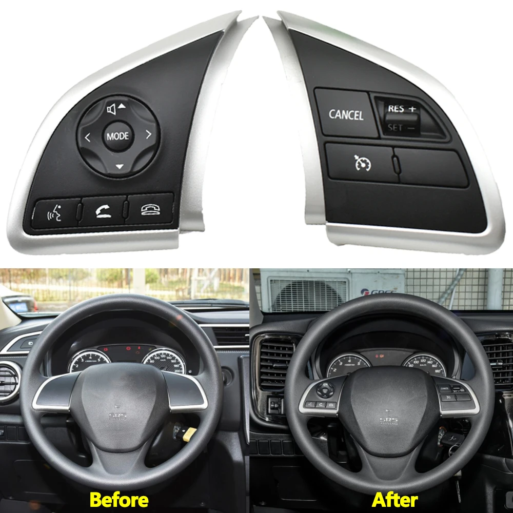 Cruise Control Switch Steering Wheel Button For Mitsubishi Asx Outlander 2013 2014 2015 2016 2017 2018