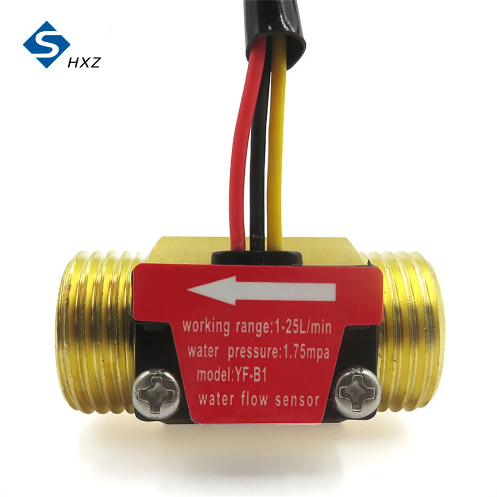 Imagem -05 - Interruptor Sensor de Fluxo de Água Industrial Sensor de Fluxo de Água Hall Interruptor Fluxômetro Sensor de Fluxo de Água 125l Min 1.75mpa Yf-b1 Dc518v g1 2