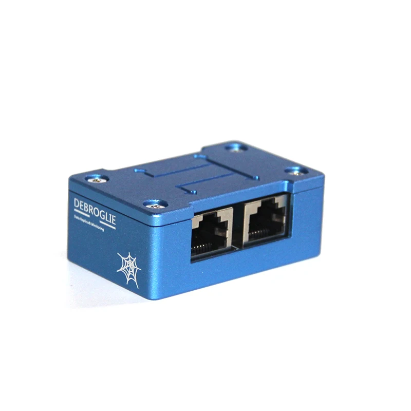 Throwing star Lan tap Anti-interference Aluminum Shell RJ45 Data Replica Copy Monitoring Ethernet Communication Passive Ethernet