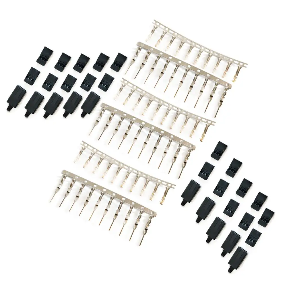 10 zestawów DIY 3 Pin przedłużacz do serw wtyczka złącze żeńskie i męskie spinki do włosów dla Futaba typ RC samolot Multirotor Quadcopter