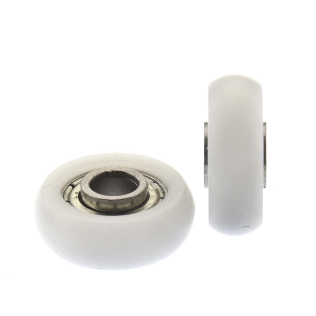 Door and window showcase spherical cam 3D printer accessories Nylon pom plastic encapsulated bearing movable pulley 5*18*6