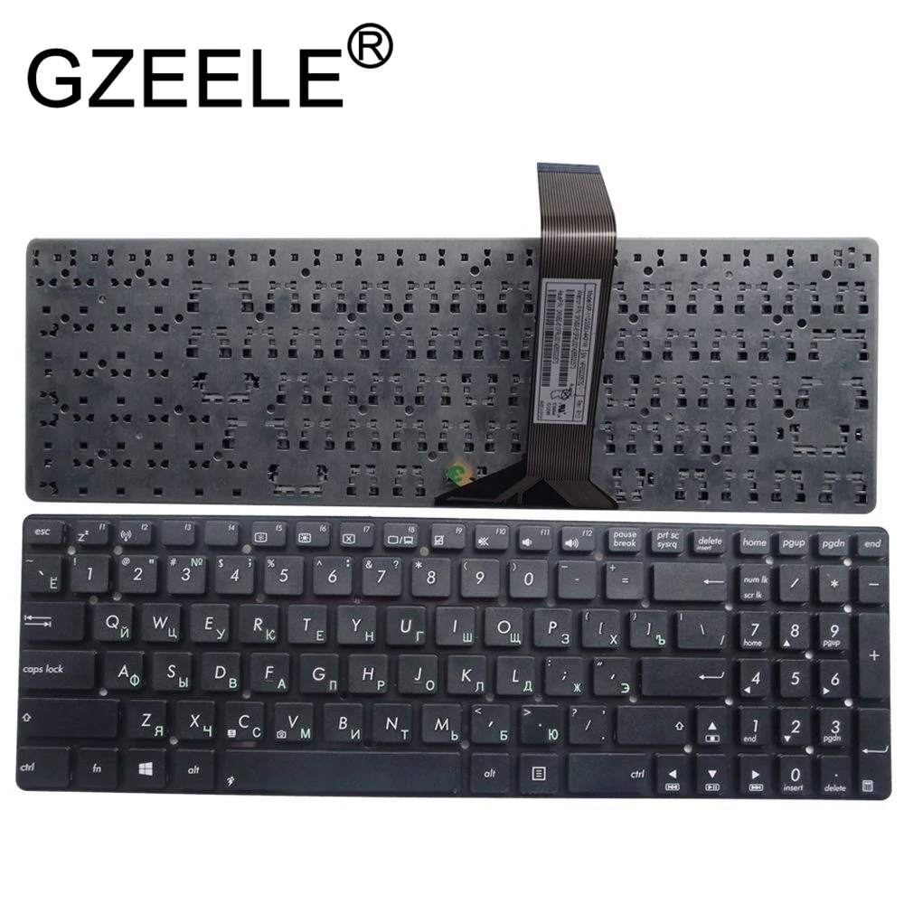 Rosyjska klawiatura RU dla ASUS K75A K75V K75VJ K75WM X751 X751L X751LA X751LD X751LDV X751LDV X751LK X751LN A751 X751LD x751 R752 K750