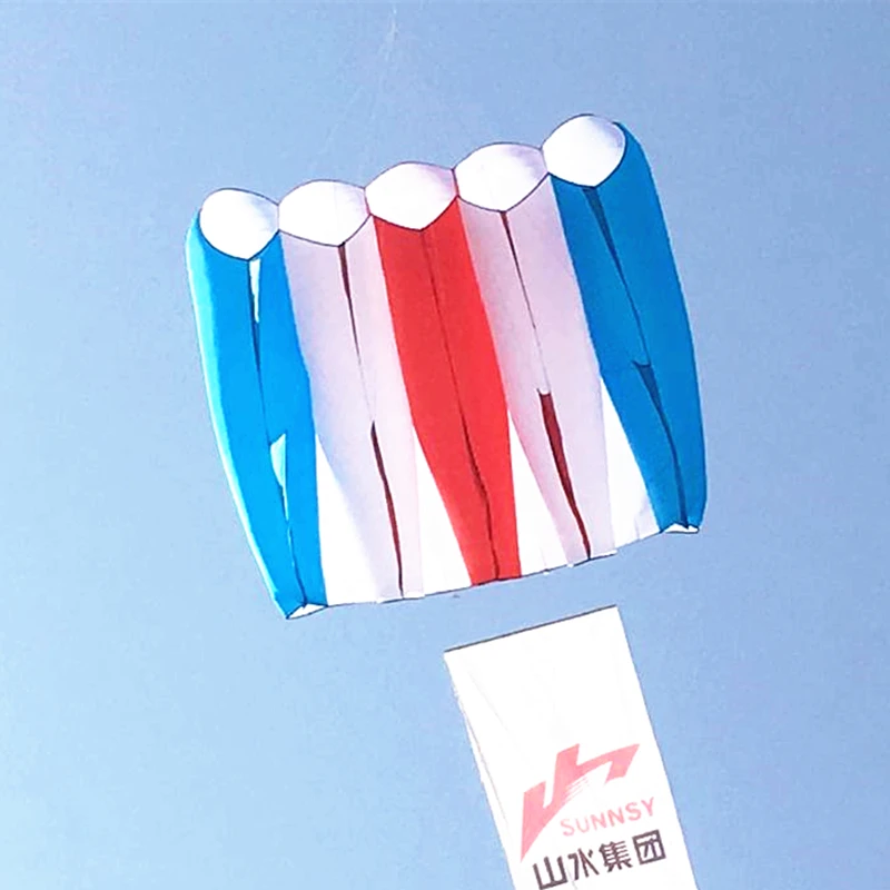 

free shipping large Pilot kite flying octopus kite nylon jellyfish kites for adults string kite line kitesurf sport parachute