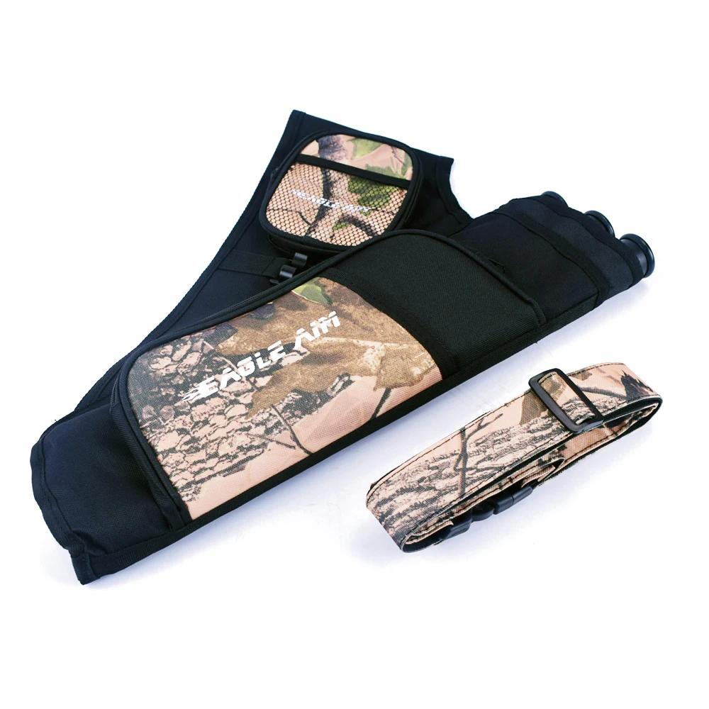 47cm  Arrow Bag Adjustable Slanting Three-Barrel Arrow Bag Oxford Fabric Arrow Storage Bag  Outdoor Hunting Shooting Kit