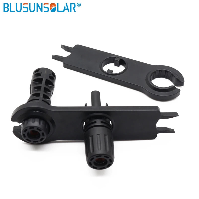 Freies Verschiffen 1 Paare/los 1500V Connector Tools Schwarz Spanner/Schlüssel In Gute Qualität