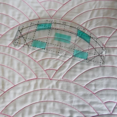 Free Motion Quilting Essentials Template sewing machine quilting ruler quilting template patchwork ruler quilter\'s ruler