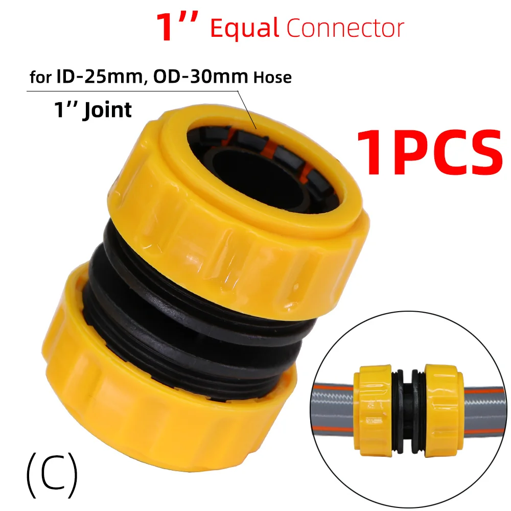 Conectores rápidos para mangueira de carro de jardim, 1/2 "3/4" 1 ", reparo danificado, adaptador de tubulação de água com vazamento, encaixe de tubulação pe, juntas de tubo de irrigação