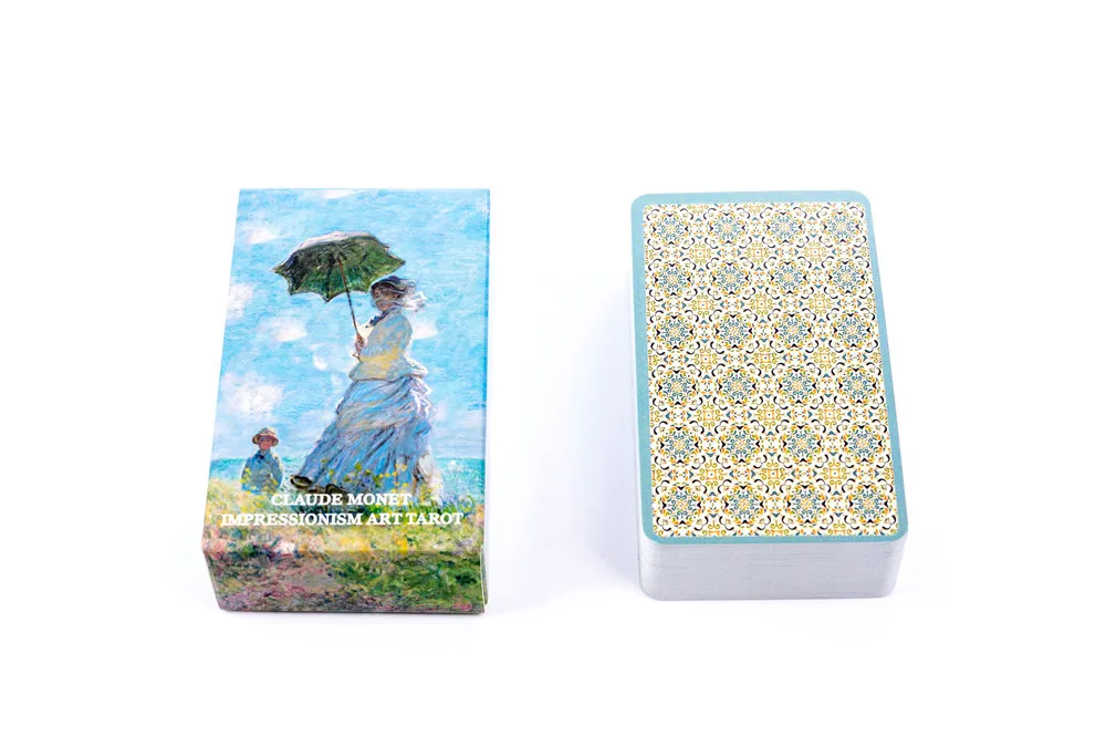 Claude Monet Impressionism Art Tarot 80 Tarot Cards Card Game Party Table Board Game Card Deck Fortune-telling Oracle Cards