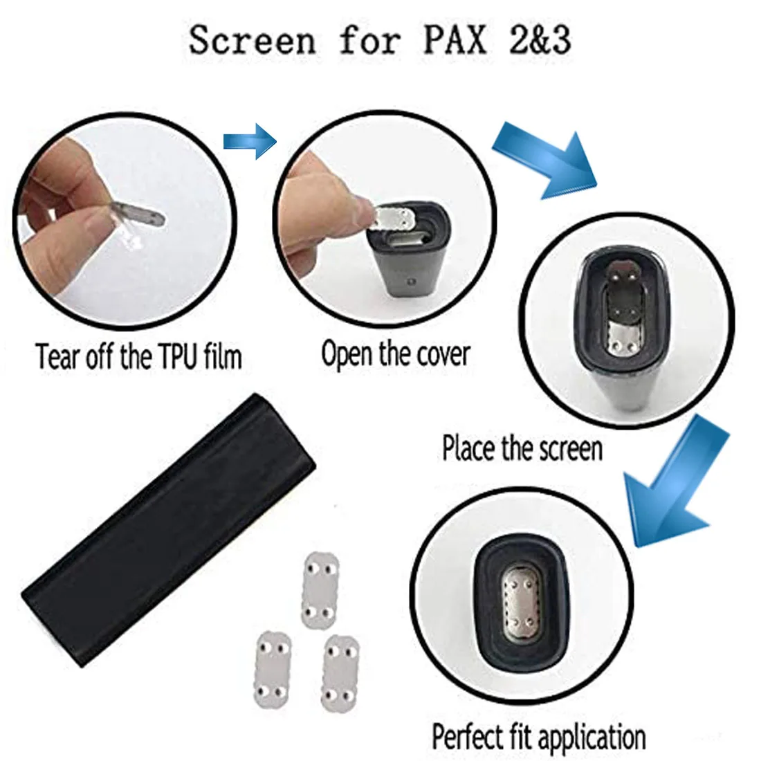 Adjustable Sandwich Pusher 3D Bottom Screen for Pax 3 for Pax 2 Replacement Accessories Case Pipe Cleaners Hard Bristle Brush