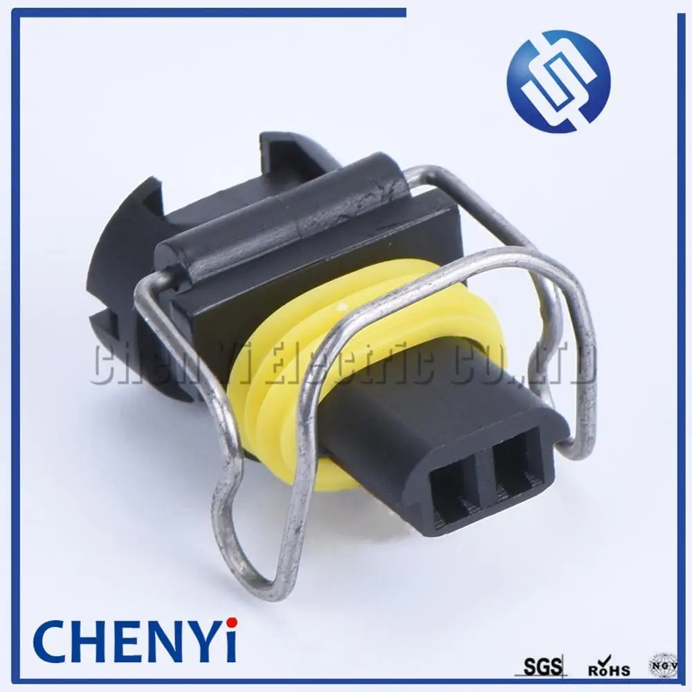 2 Pin Waterproof connector Excavator electrical nozzle E320 323 325 329 330 336D Injector C7C9 Injector Plug For CAT Excavator