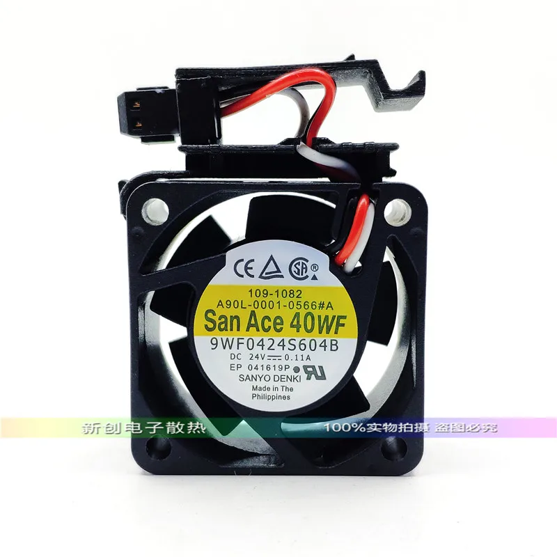 

New original A90L-0001-0566#A 9WF0424S604B 4020 4cm 24V 0.11A with bracket Fanuc system cooling fan