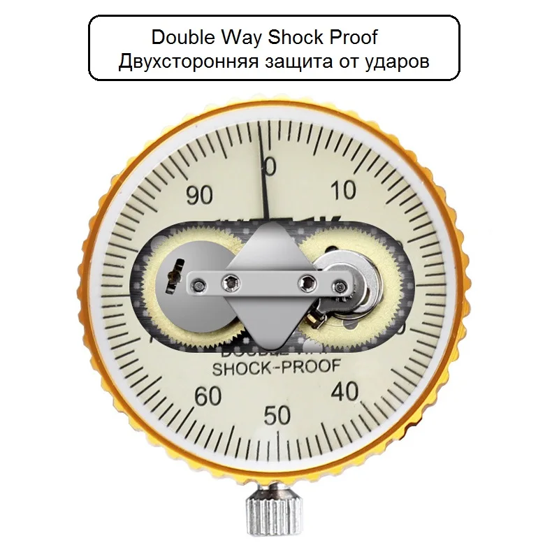 Double Way Shock Proof Metal Dial Calipers 0.01 High Resolution Stainless Steel Vernier Caliper Depth Diameter Measuring Tools