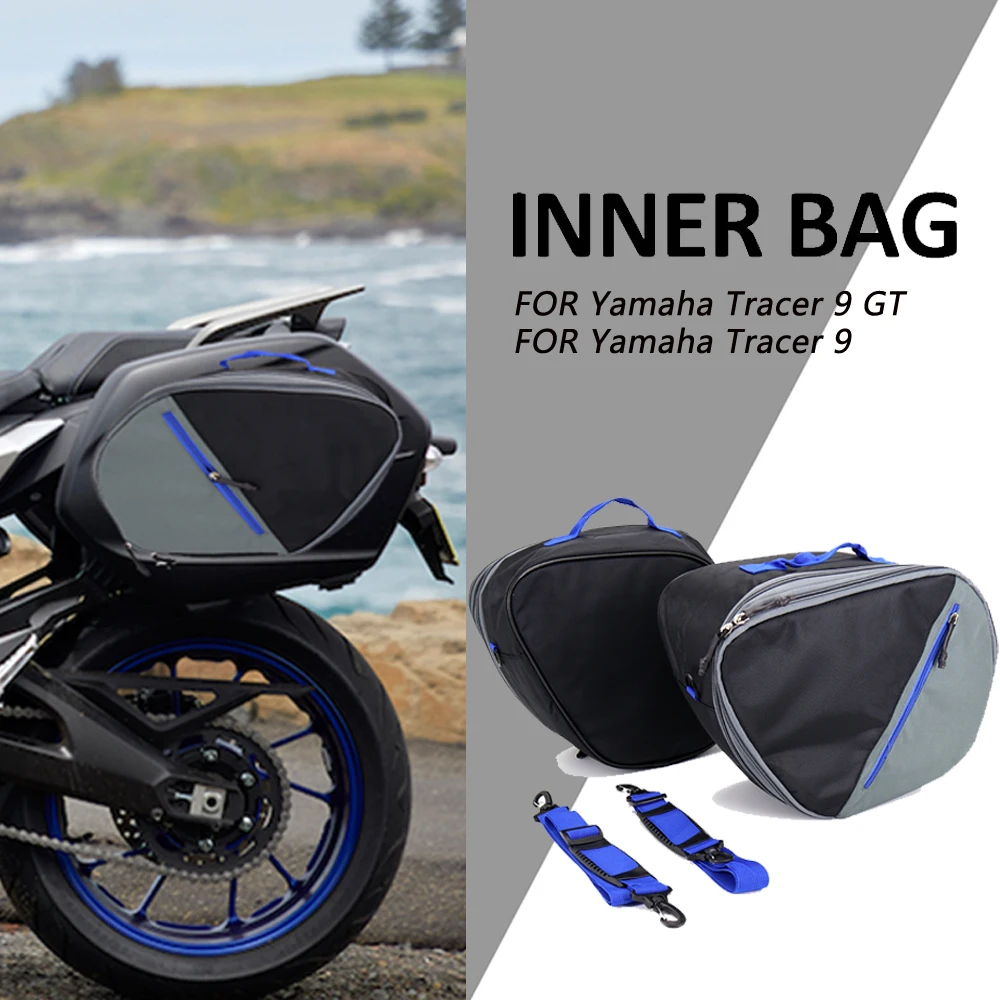 

New For Yamaha Tracer 9 / 900 GT Motorcycle Luggage Bags Black Expandable Inner Bags Pannier Liner Tool Box Saddle Bag Suitcases