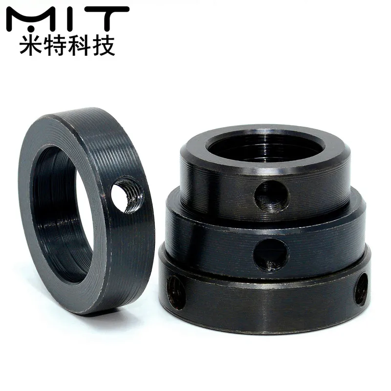 1Pcs Fixed Ring GDSTG Set Screw Type Positioning Ring Shaft Locator Stop Collar Carbon Steel Surface Anodized dia3to100mm i