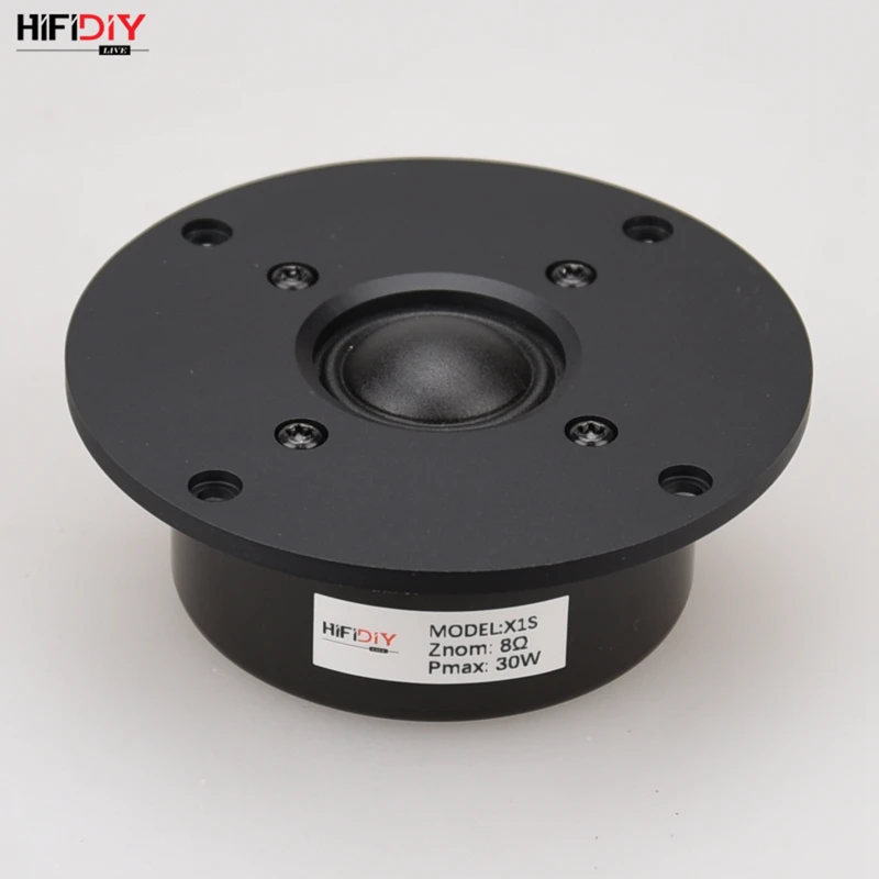 HIFIDIY LIVE 3.7 4 4.5 Inch Tweeter Speaker Unit Black Silk membrane 8OHM 30W ATreble Loudspeaker X1S 94 100 104 110 116 120mm