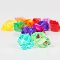 20pcs Acrylic Crystal Gem Stone Crushed Ice Rocks Aquarium Colorful Stone Fish Tank Vase Landscaping Decoration 4