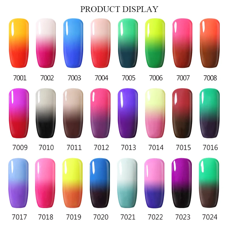 NAILCO 10ML Thermal Temperature Color Changing Art Gel Nail Polish Absorb Shine Soak Off Gel LED UV Gellak Hybrid Lacquer