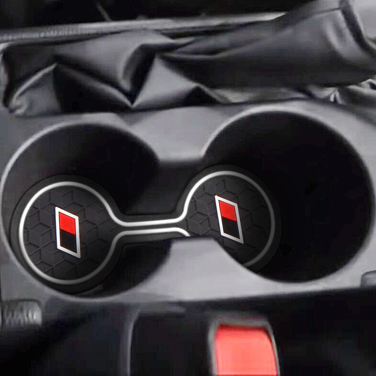 for Toyota Yaris 2020-2021 Anti-Slip Gate Slot Cup Mat Car Interior Accessories for Hybrid GR Sport Style Non-Slip Pad