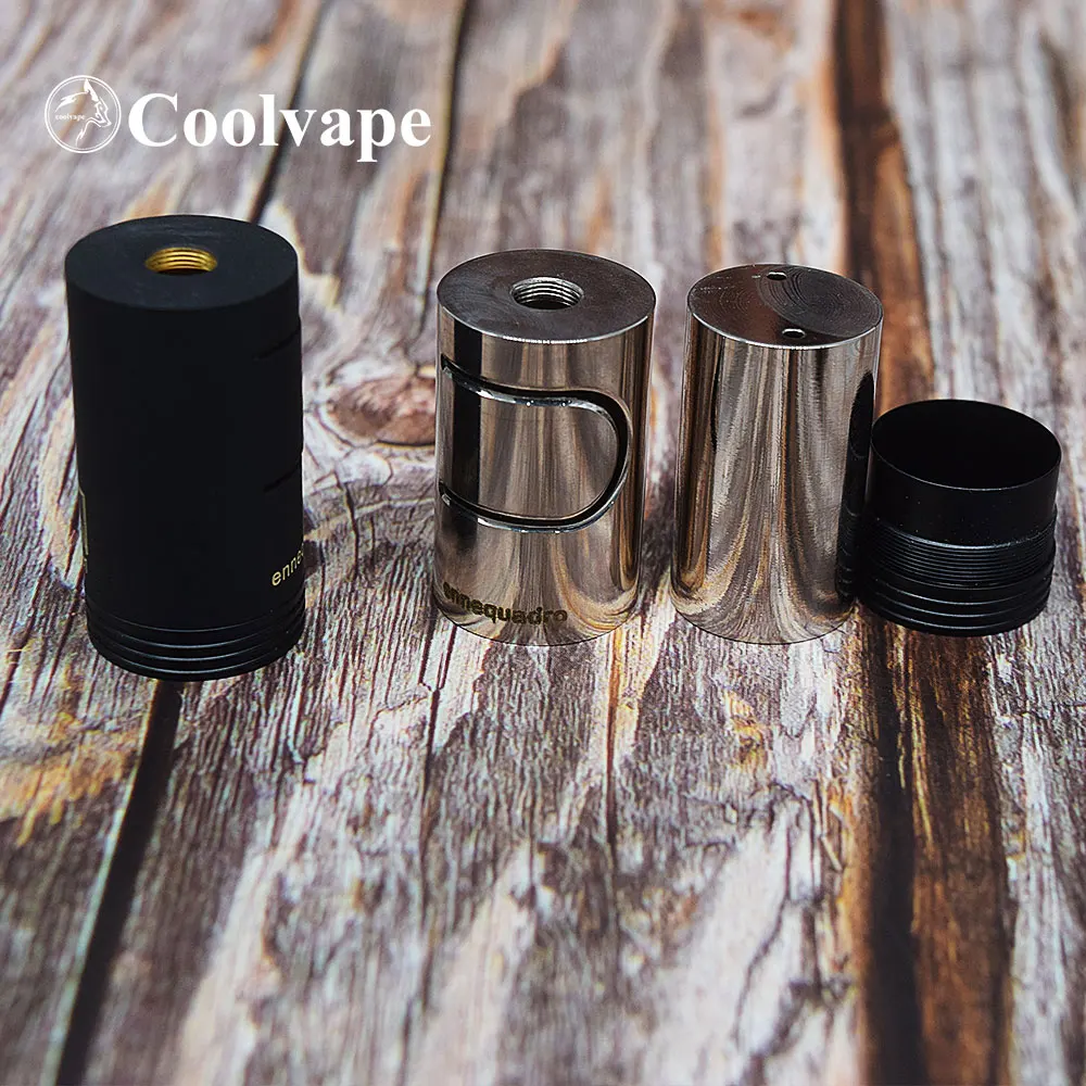 ennequadro mod con Dvarw mtl RTA tanque atomizador de cigarrillo electrónico 2ML 22mm 18350 batería vape vs AV Twistgyre MOD kit sob kit
