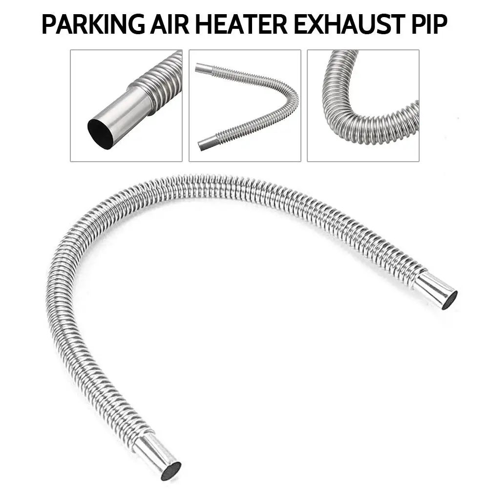 1PC Car Heater Stainless Steel Exhaust Pipe Parking Heater Fuel Tank Exhaust Pipe Air Heater Tank