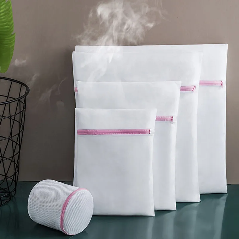 5 Piece Set Thickened Laundry Bag Clothing Care Bag Laundry Net Bag Family Underwear Care Bag Washing Machine Machine Wash