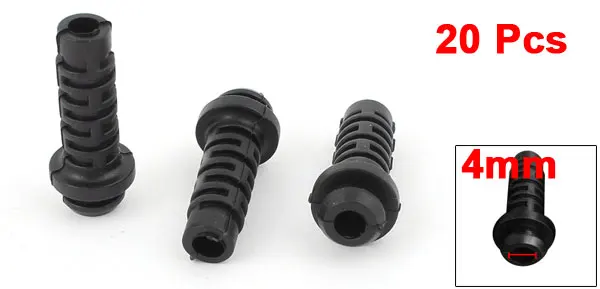 20pcs 27mmx7mmx4mm Micro Rubber Strain Relief Cord Boot Protector Cable Wire Sleeve Hose for Power Tool Cellphone Charger